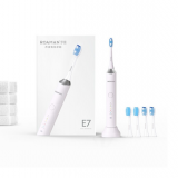 罗曼（ROAMAN）电动牙刷E7 无线感应式充电成人5档声波电动牙刷 智能敏感美白 白色