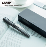 德国凌美（LAMY） 钢笔礼盒 狩猎系列磨砂黑墨水笔礼盒 成人商务办公送礼礼物签字笔 磨砂黑金属钢笔礼盒 0.5mm